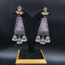Danglers Oxidized Earring 4363-R - Dazzles Jewellery
