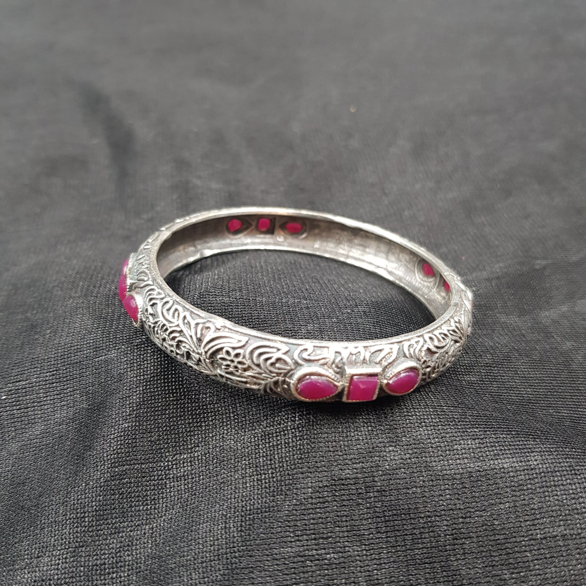 Oxidized Bangle/Kada 4377-R - Dazzles Jewellery