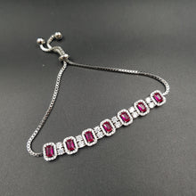 Zircon/AD Adjustable Bracelet 5029-05 - Dazzles Jewellery