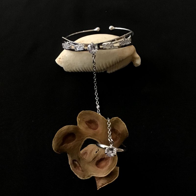 Zircon/AD Hathphool - Dazzles Jewellery