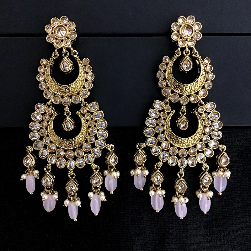 Pink Antique Earrings - Dazzles Jewellery