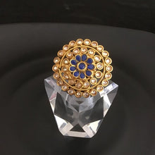 Polki Cocktail Adjustable Ring 3175-7240 - Dazzles Jewellery