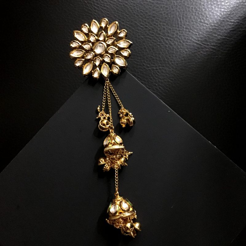 Kundan Juda Pin - Dazzles Jewellery