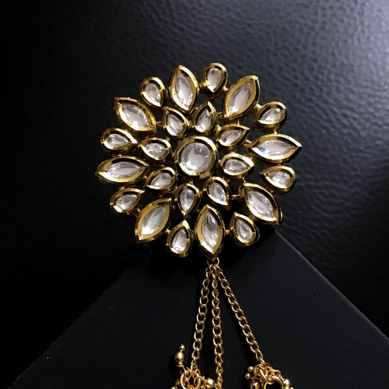 Kundan Juda Pin - Dazzles Jewellery