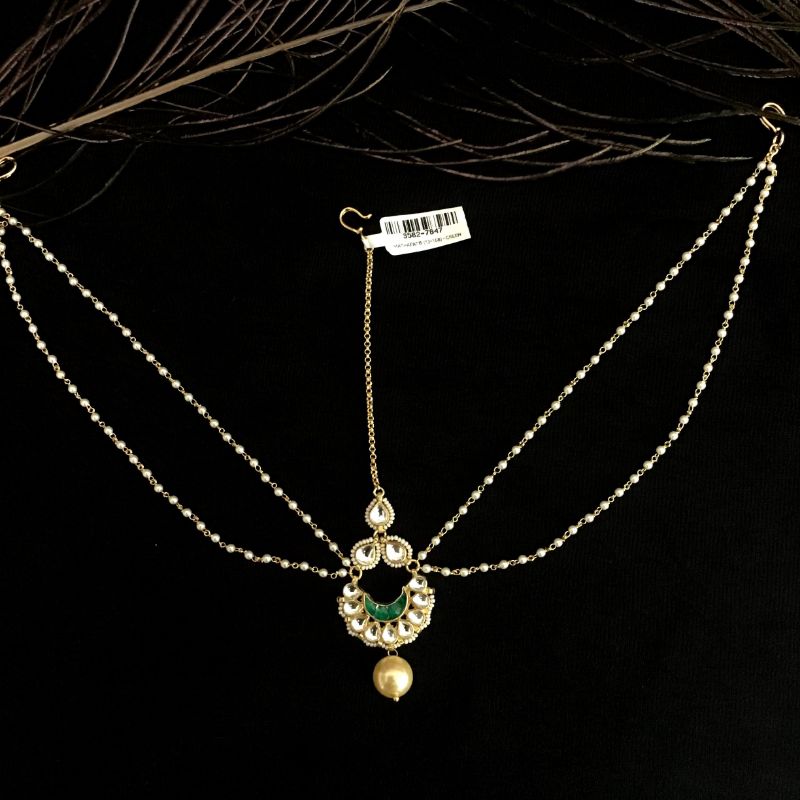 Green Mathapatti - Dazzles Jewellery