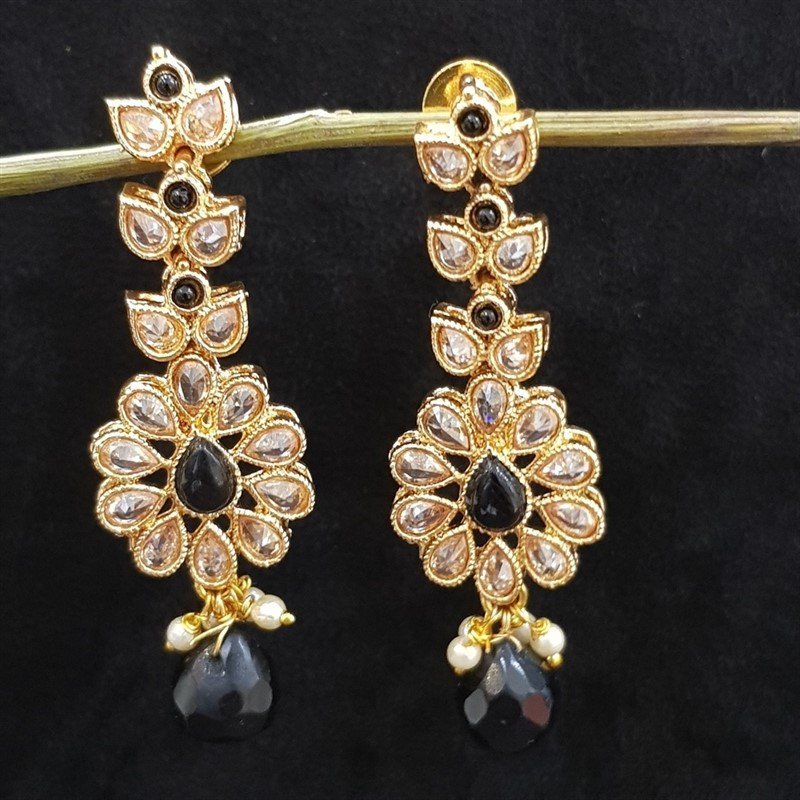 Black Gold Look Necklace Set - Dazzles Jewellery