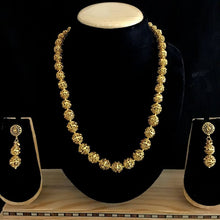 Gold Pearl Necklace Set - Dazzles Jewellery