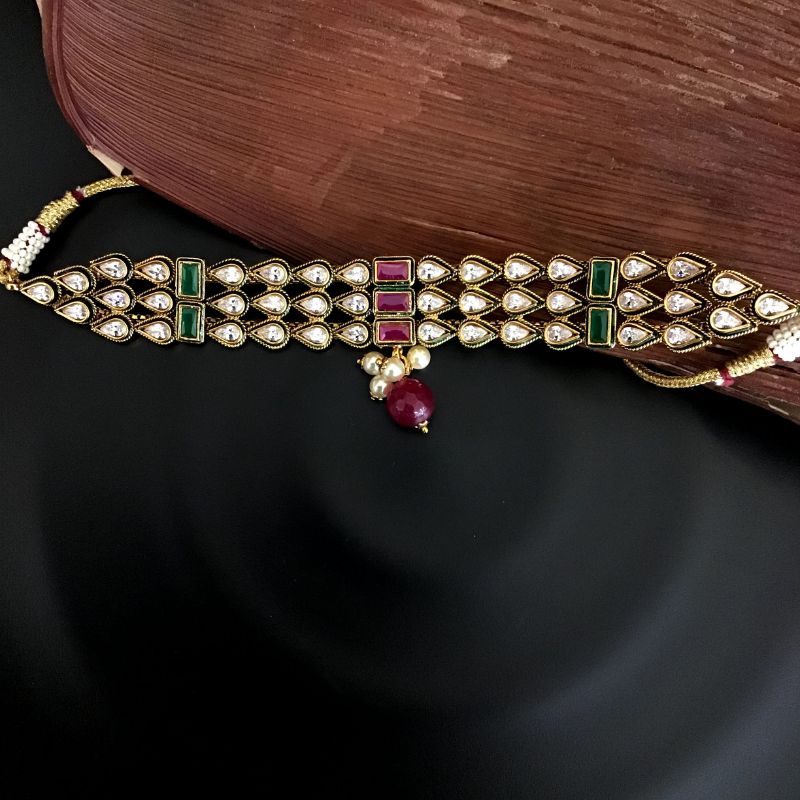 Ruby Green Bajuband - Dazzles Jewellery