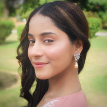 Light Zircon/AD Earring 4180-69 - Dazzles Jewellery