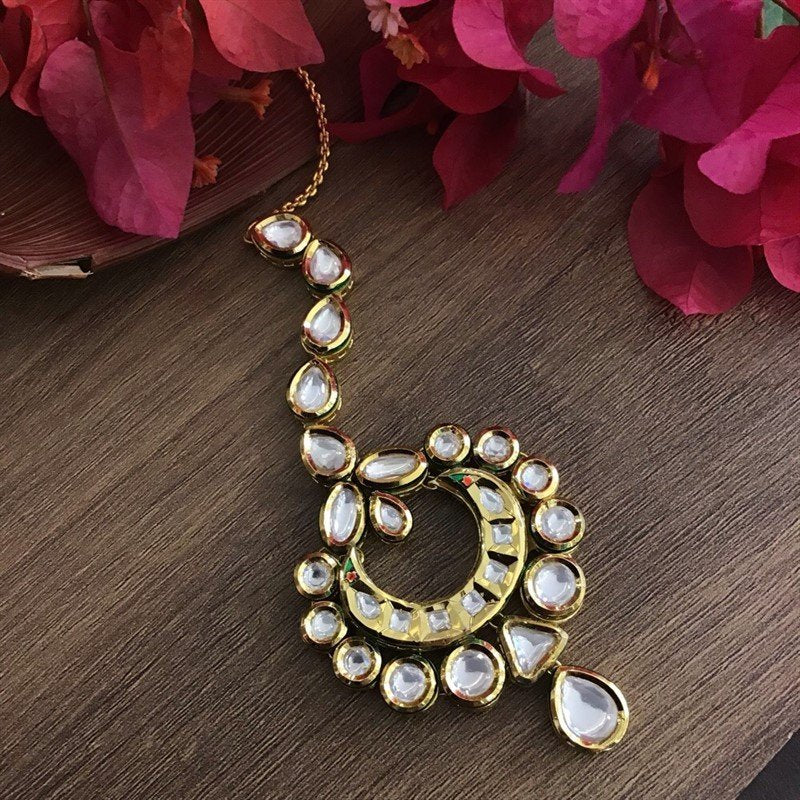 Buy White Maang Tikka Online 6844376580149 Dazzles Jewellery