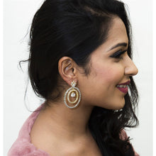 Gold Zircon/AD Earring - Dazzles Jewellery