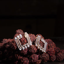 Rose Gold Zircon/AD Earring - Dazzles Jewellery