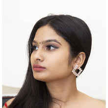 Rose Gold Zircon/AD Earring - Dazzles Jewellery