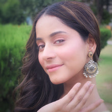 Danglers Oxidized Earring 4700-59 - Dazzles Jewellery
