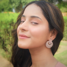 Chandbali Zircon/AD Earring 4776-33 - Dazzles Jewellery