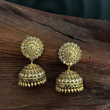 Champagne Gold Look Earring 5052-9117 - Dazzles Jewellery