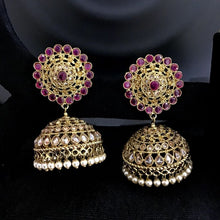 Antique Ruby Earrings - Dazzles Jewellery