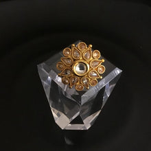 Polki Cocktail Adjustable Ring 5247-9312 - Dazzles Jewellery