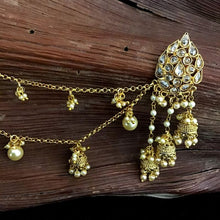 Traditional Gold Look Earring 5344-9409 - Dazzles Jewellery