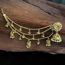 Traditional Gold Look Earring 5347-9412 - Dazzles Jewellery