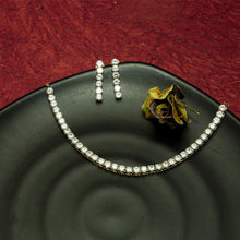 Gold Zircon/AD Necklace Set - Dazzles Jewellery
