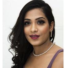 Gold Zircon/AD Necklace Set - Dazzles Jewellery