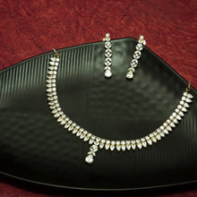 Gold Zircon/AD Necklace Set - Dazzles Jewellery
