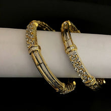 White Bangles/Kada 5464-9529 - Dazzles Jewellery