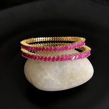 Ruby Bangles/Kada 5527-9592 - Dazzles Jewellery