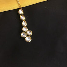 White Maang Tikka - Dazzles Jewellery