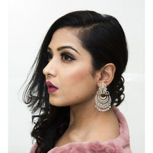 Silver Zircon/AD Earring 6560-1225 - Dazzles Jewellery
