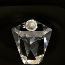 Zircon/AD Adjustable Silver Ring 6759-1225 - Dazzles Jewellery
