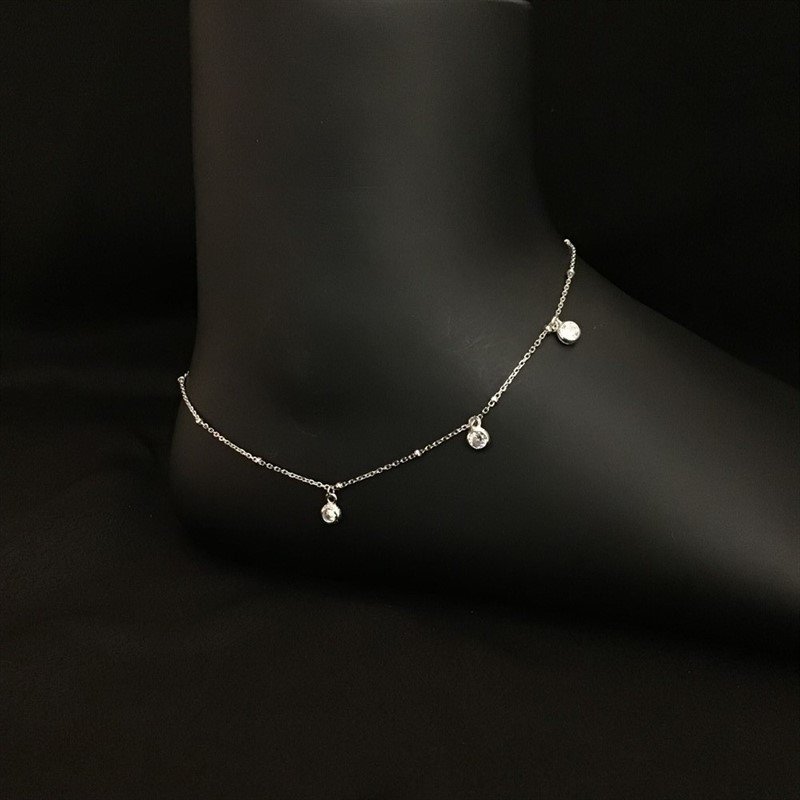 Silver Silver Anklet - Dazzles Jewellery