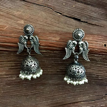 Black Oxidized Earring - Dazzles Jewellery