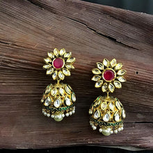 Ruby Kundan Earring 7511-1023 - Dazzles Jewellery