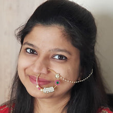 Ruby Green Nath 7554-1082 - Dazzles Jewellery