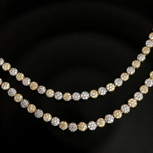 Gold Zircon/AD Necklace Set 7612-1200 - Dazzles Jewellery