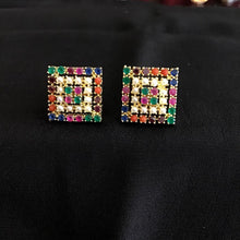 Multi Jadau Earring 7980-1770 - Dazzles Jewellery