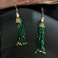Green Pearl Necklace Set - Dazzles Jewellery