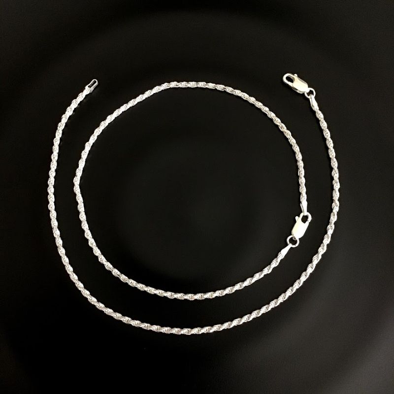 Pure 925 Hallmarked Silver Anklet 8500-2234 - Dazzles Jewellery