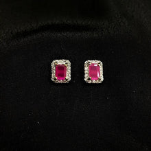 Ruby Zircon/AD Earring - Dazzles Jewellery