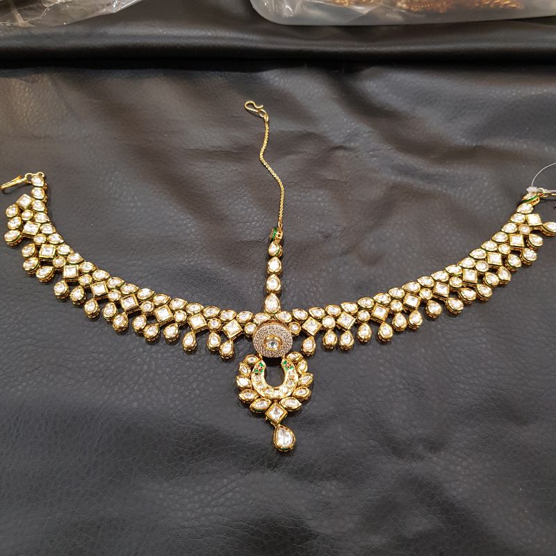 Kundan Borla Bridal Mathapatti 13891 - Dazzles Jewellery