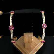 Ruby Bangles/Kada 13748-0819 - Dazzles Jewellery