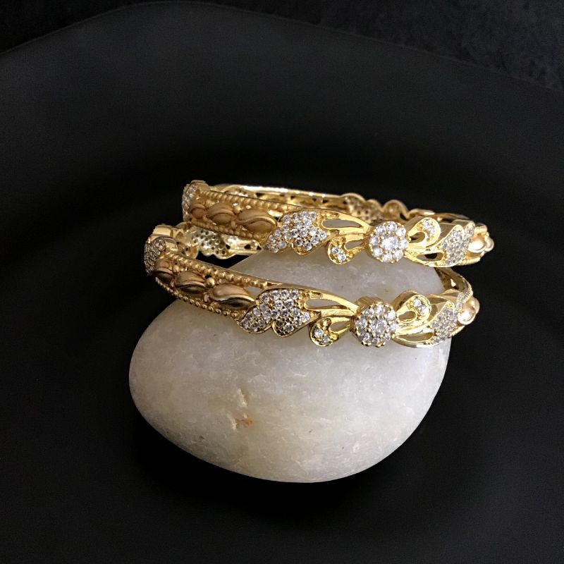 Kada shop gold bangles