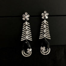 Blue Zircon/AD Earring 9126-3553 - Dazzles Jewellery