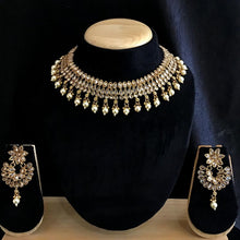 Gold Gold Look Necklace Set 9485-4335 - Dazzles Jewellery