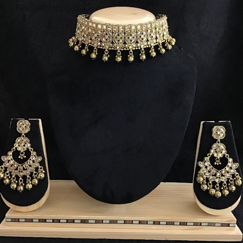 Traditional Antique Choker Set - Dazzles Jewellery