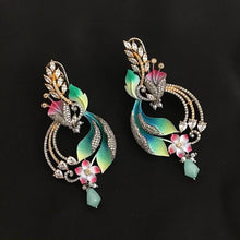 Mint Green Zircon/AD Earring - Dazzles Jewellery
