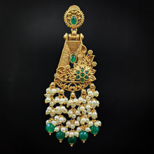 Danglers Antique Earring 6563-28 - Dazzles Jewellery
