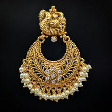 Chandbali Antique Earring 6561-28 - Dazzles Jewellery